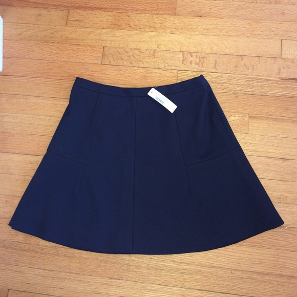 Skirts Nwt Jcrew Navy Skirt Poshmark